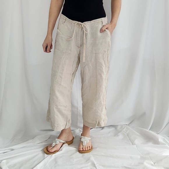 Talbots Pants - Talbots Irish‎ Linen Cropped Pants